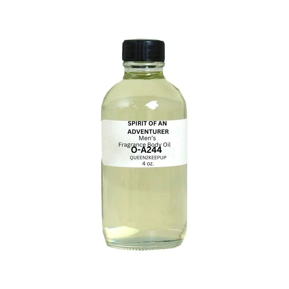 Spirit of an Adventurer (Men) Body Oil 4 oz Fragrance All Natural Scent